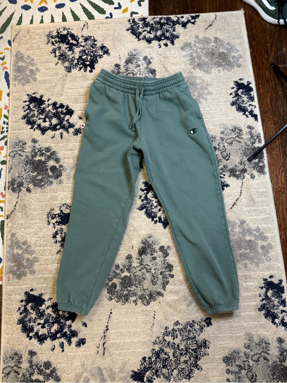 Champion Mens Green Jogger Sweatpants